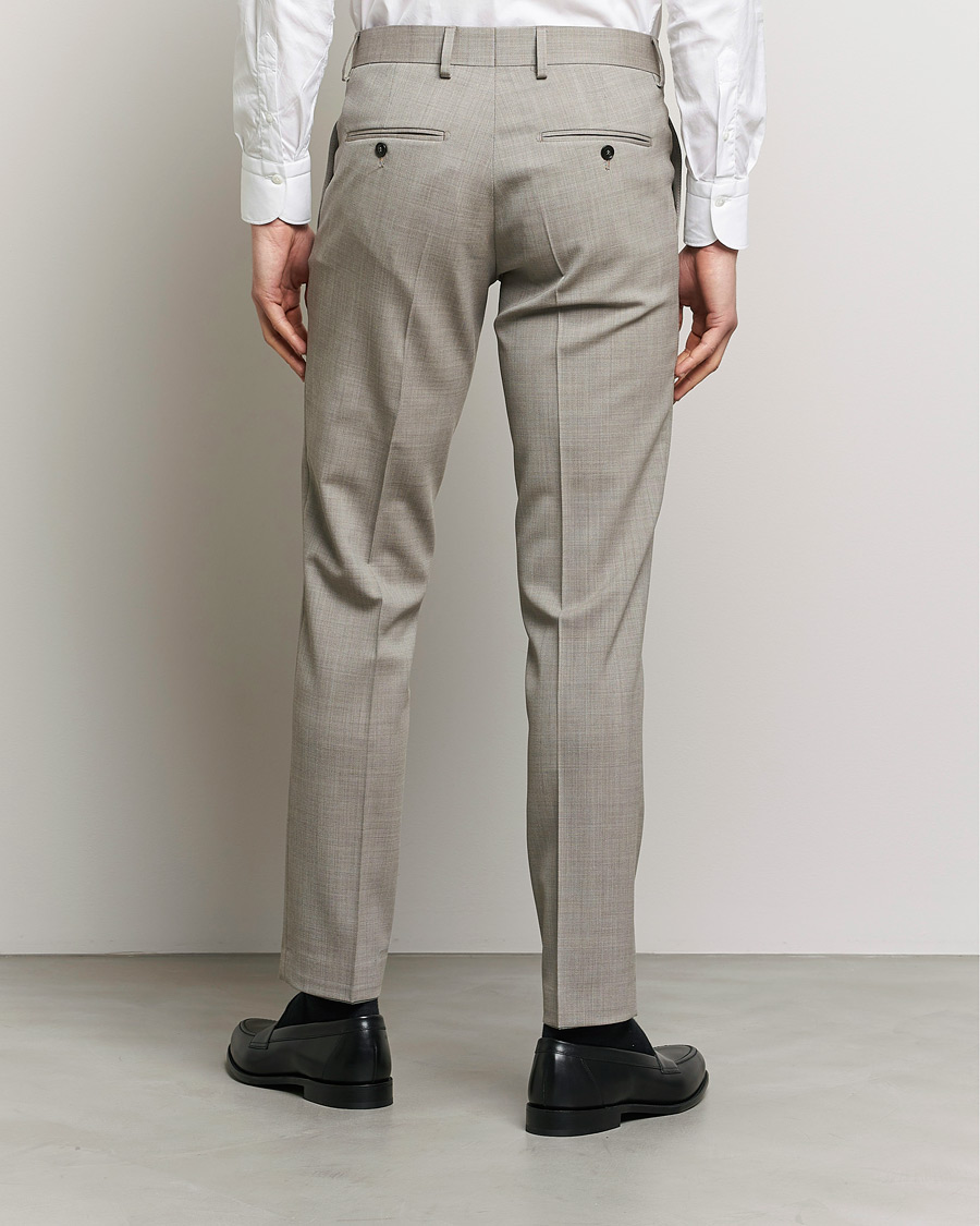 Uomini | Pantaloni | Tiger of Sweden | Tordon Wool Trousers Irish Cream