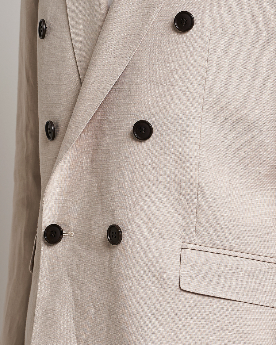 Uomini | Blazers | Tiger of Sweden | Heldin Linen Blazer Cream Sand