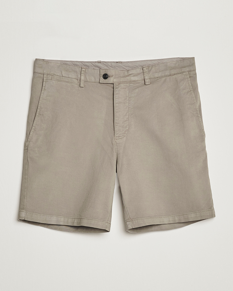 Uomini | Pantaloncini | Tiger of Sweden | Caid Cotton Shorts Dusty Green