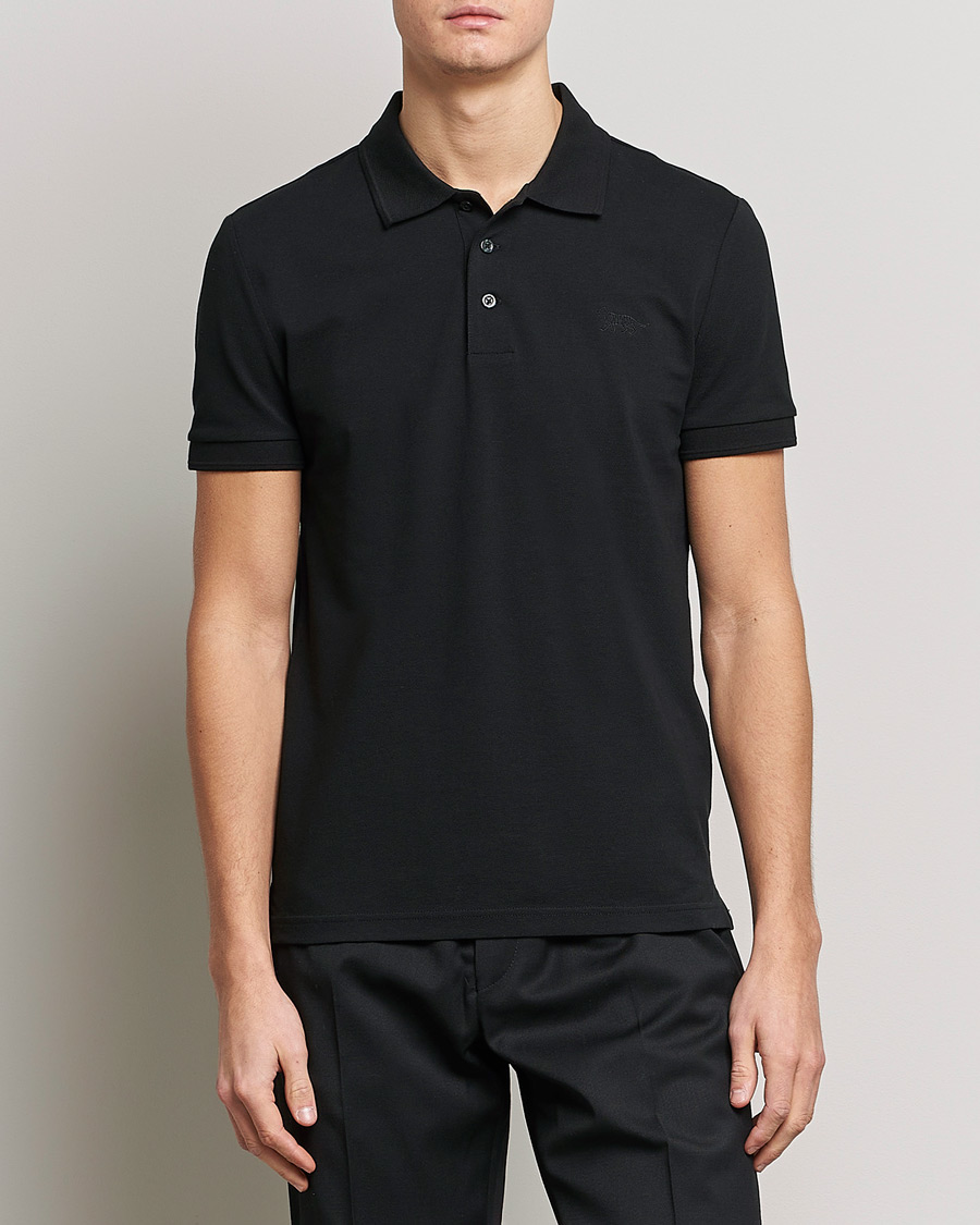 Uomini | Polo | Tiger of Sweden | Diaros Cotton Pique Black