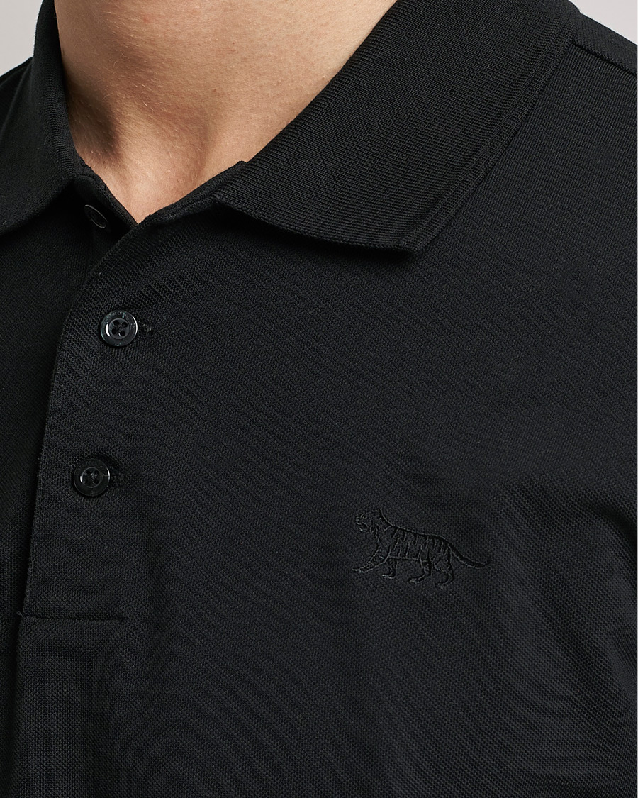 Uomini | Polo | Tiger of Sweden | Diaros Cotton Pique Black