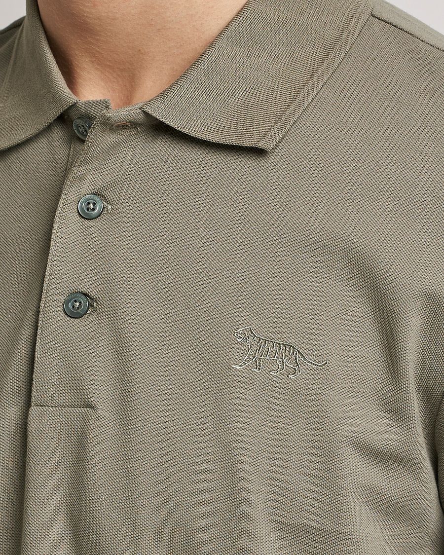 Uomini | Polo | Tiger of Sweden | Diaros Cotton Pique Light Khaki