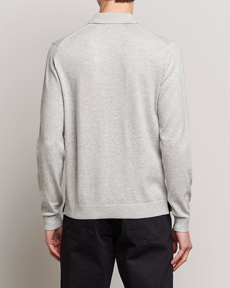Uomini | Maglieria | Tiger of Sweden | Orbit Merino Wool Half Zip Light Grey Melange