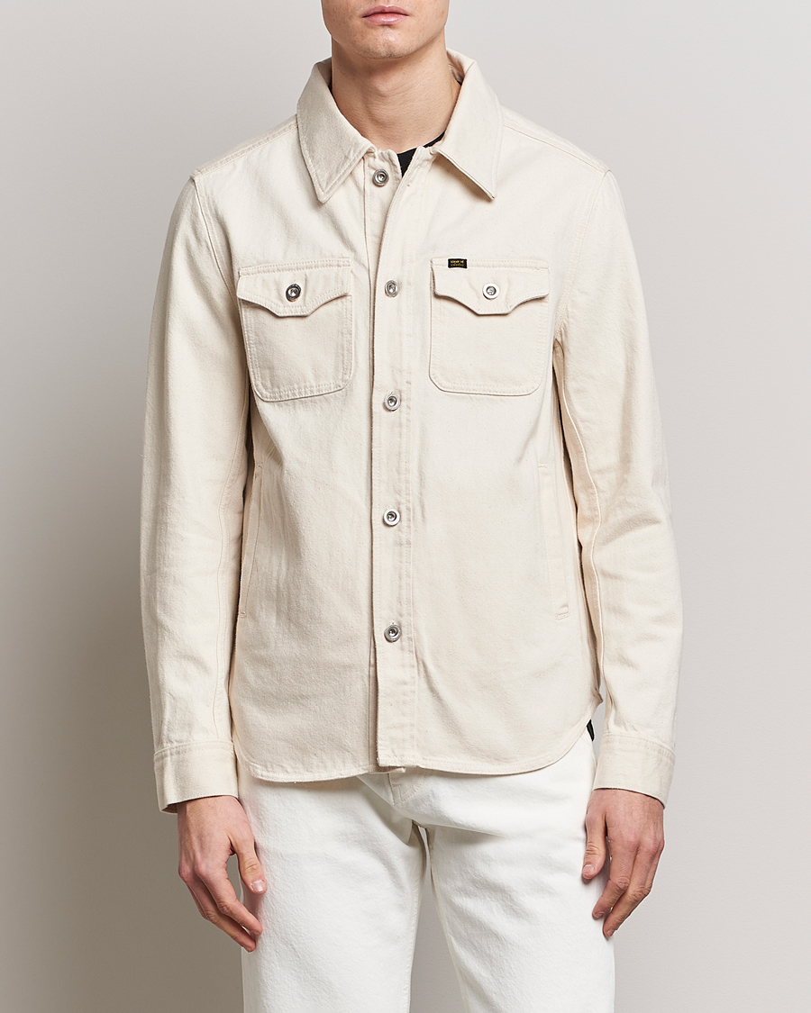 Uomini | Giacche | Tiger of Sweden | Get Denim Jacket Ecru denim