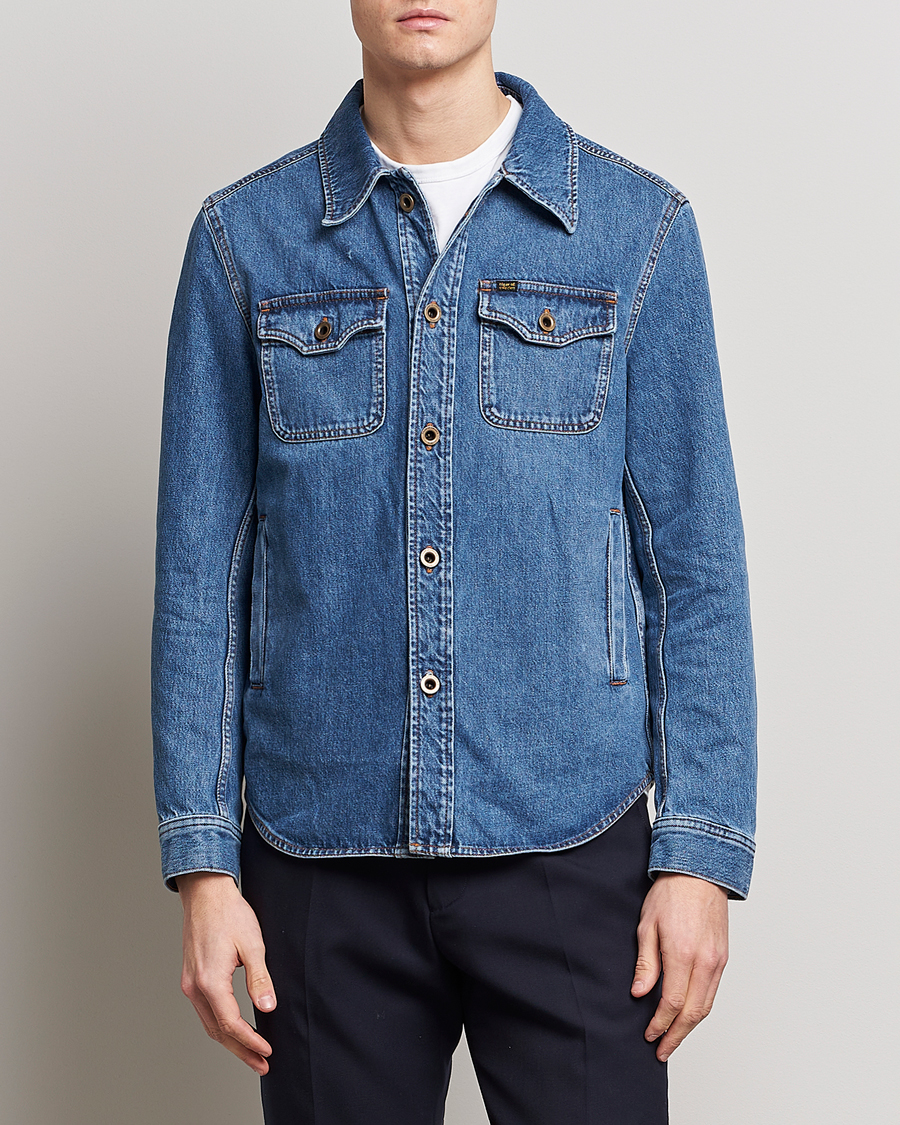 Uomini | Giacche | Tiger of Sweden | Get Denim Jacket Medium Blue