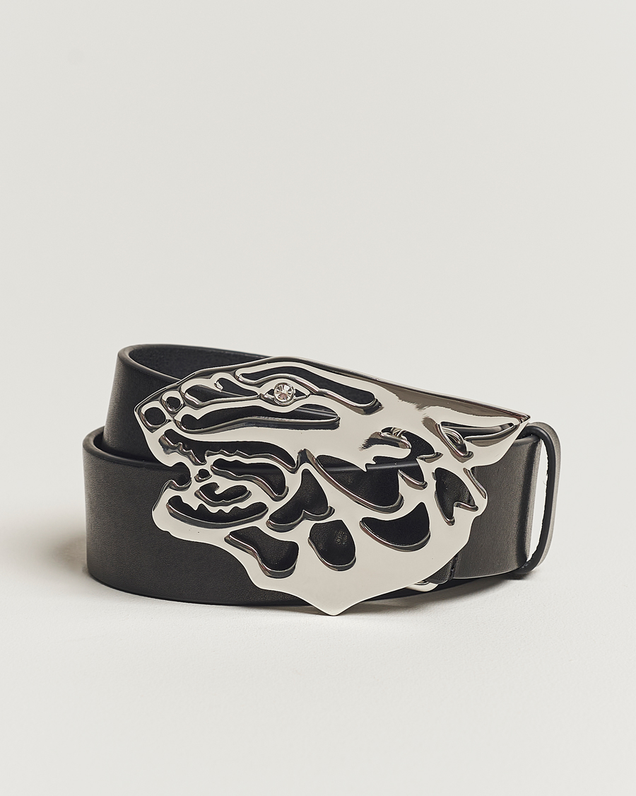 Uomini | Tiger of Sweden Phoenix Cow Leather Belt Black | Tiger of Sweden | Phoenix Cow Leather Belt Black