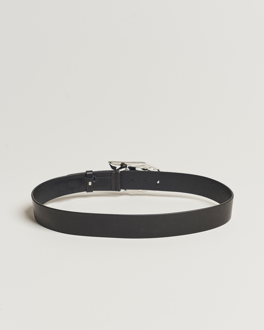 Uomini | Tiger of Sweden Phoenix Cow Leather Belt Black | Tiger of Sweden | Phoenix Cow Leather Belt Black