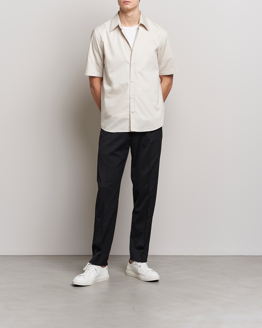 Uomini | Camicie | Tiger of Sweden | Enree Lyocell Shirt Light Ivory