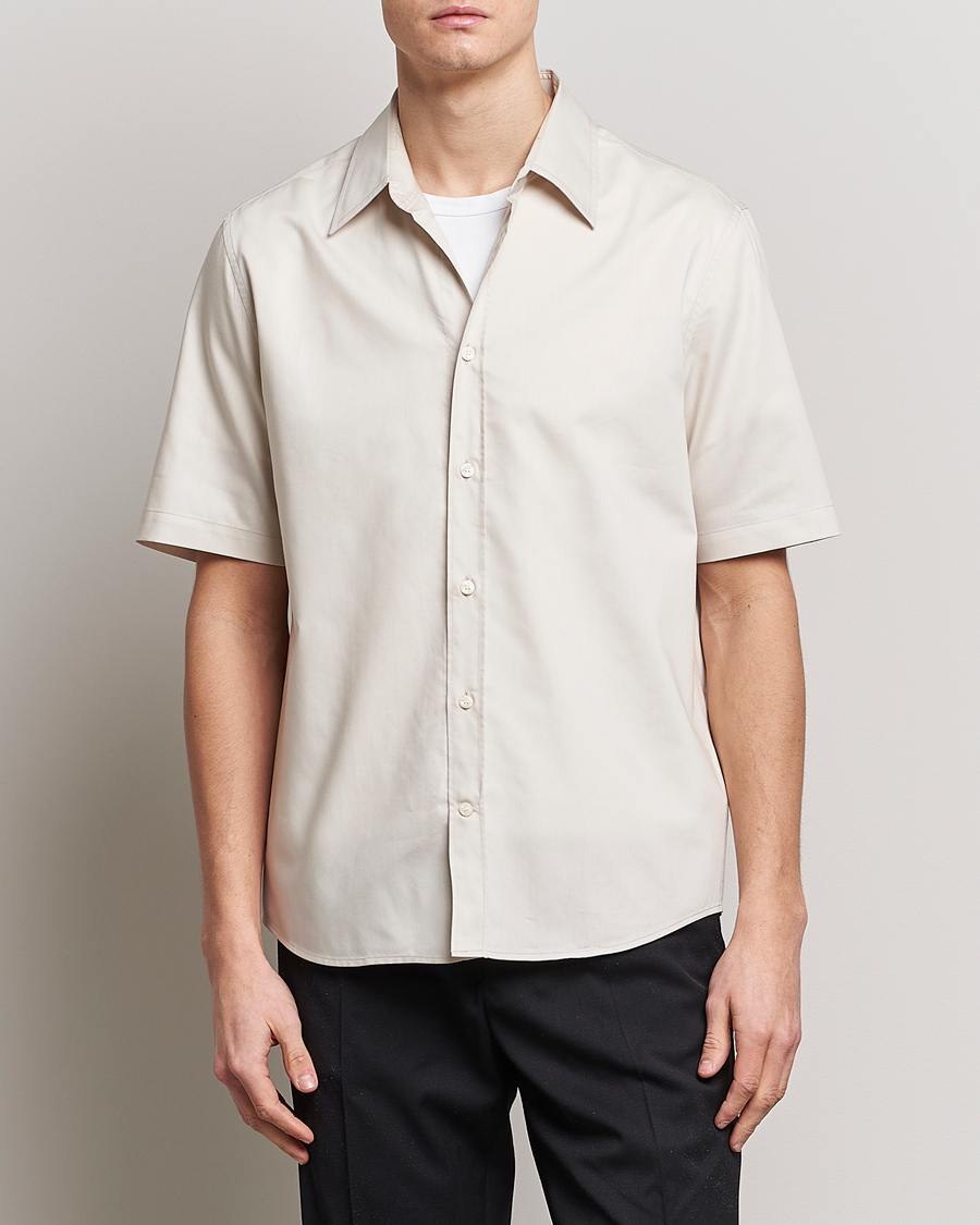 Uomini | Camicie | Tiger of Sweden | Enree Lyocell Shirt Light Ivory