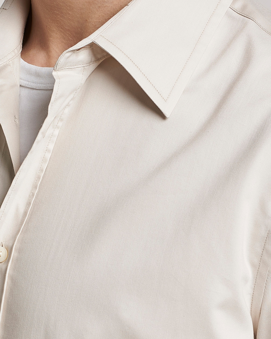 Uomini | Camicie | Tiger of Sweden | Enree Lyocell Shirt Light Ivory