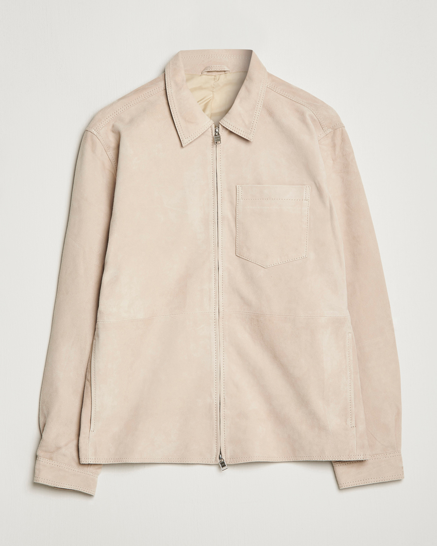 Uomini | Giacche | Tiger of Sweden | Lawson Suede Jacket Light Iory