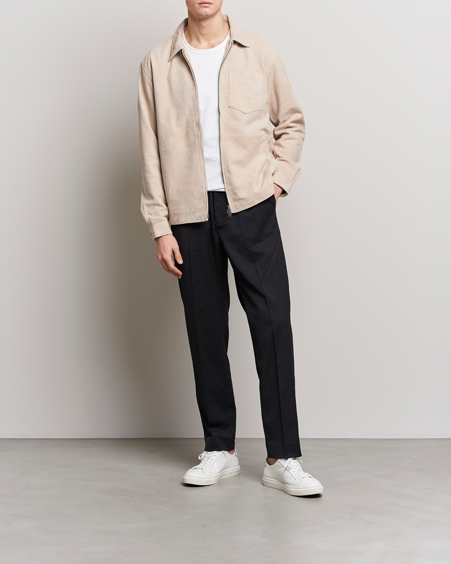 Uomini | Giacche | Tiger of Sweden | Lawson Suede Jacket Light Iory