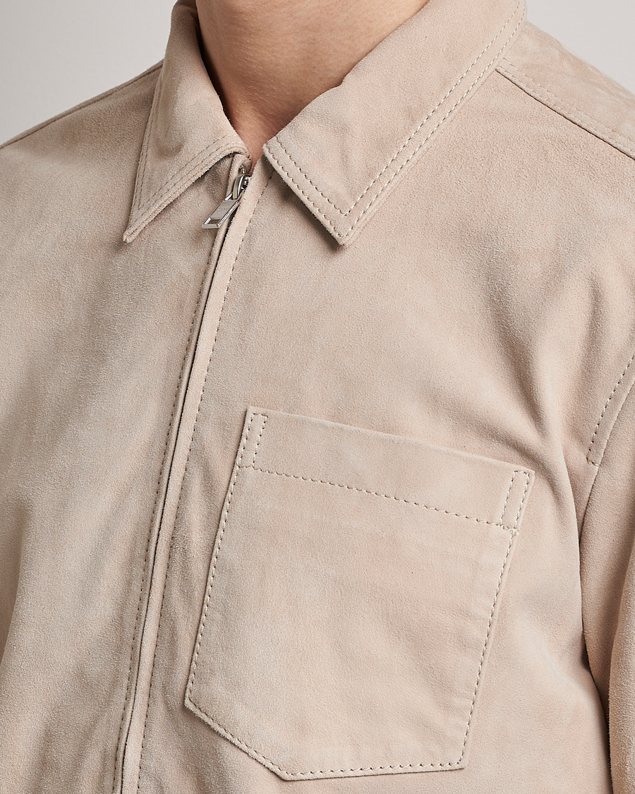 Uomini | Giacche | Tiger of Sweden | Lawson Suede Jacket Light Iory