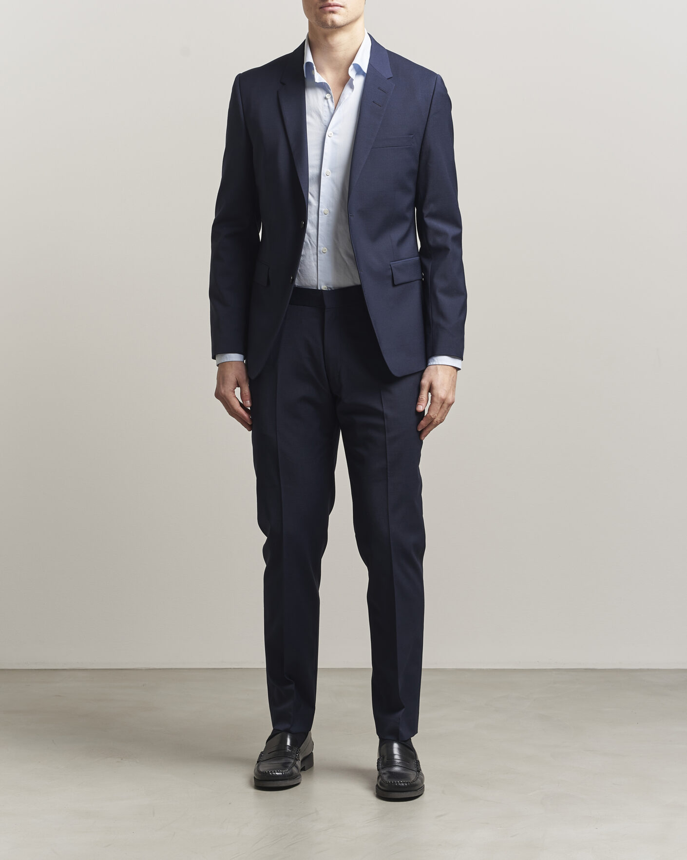 Uomini | Pantaloni | Tiger of Sweden | Tenuta Wool Travel Suit Trousers Royal Blue