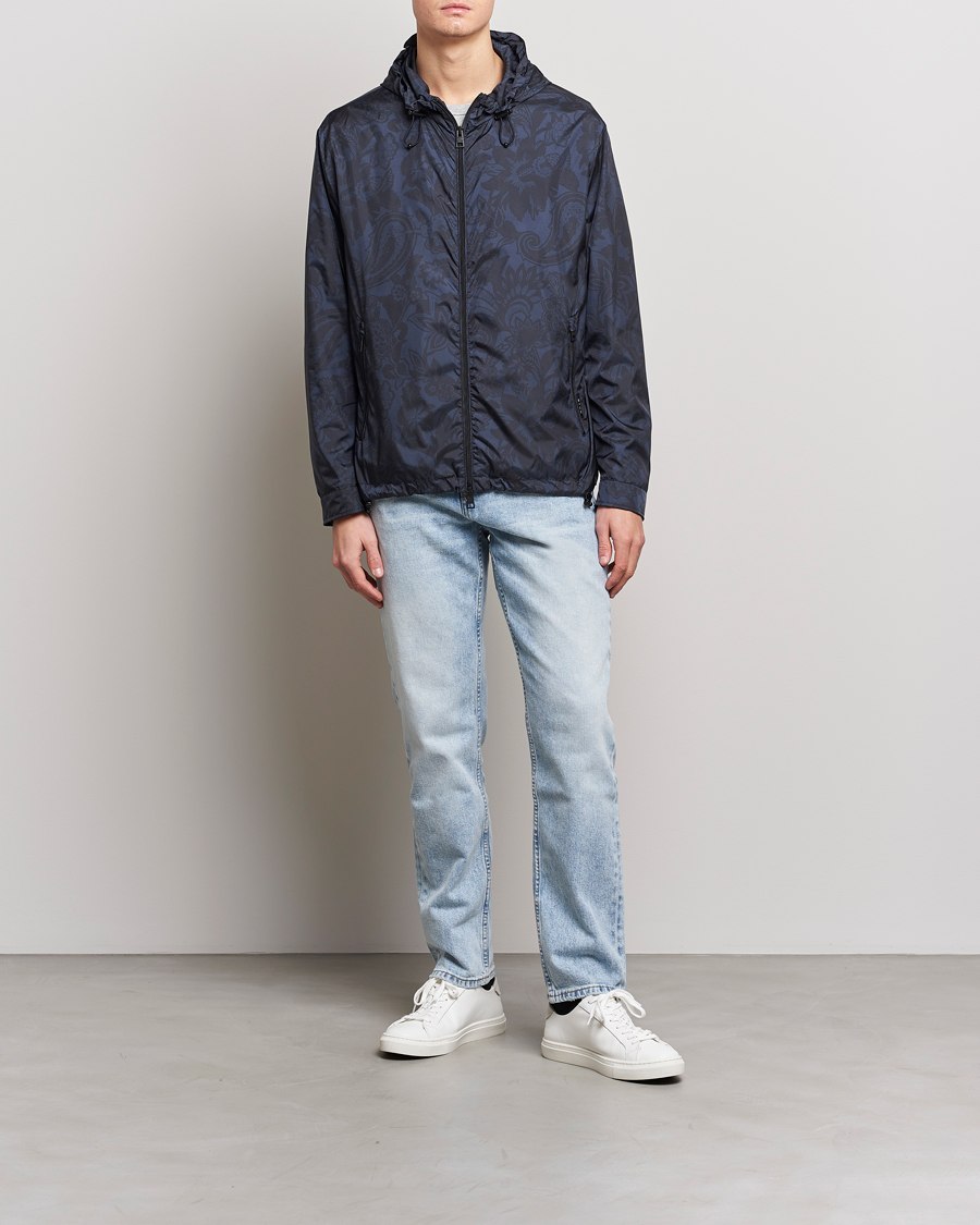 Uomini | Giacche | Etro | Packable Nylon Bomber Navy