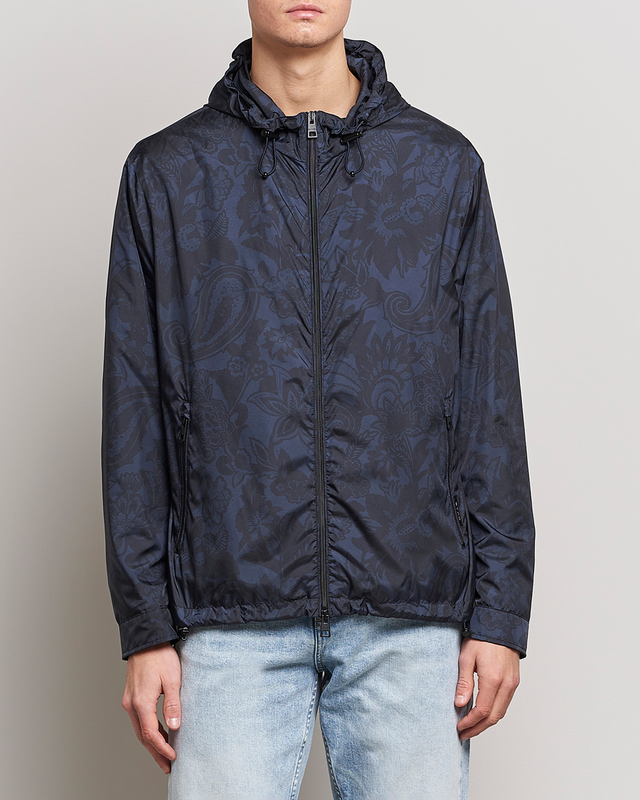 Uomini | Giacche | Etro | Packable Nylon Bomber Navy