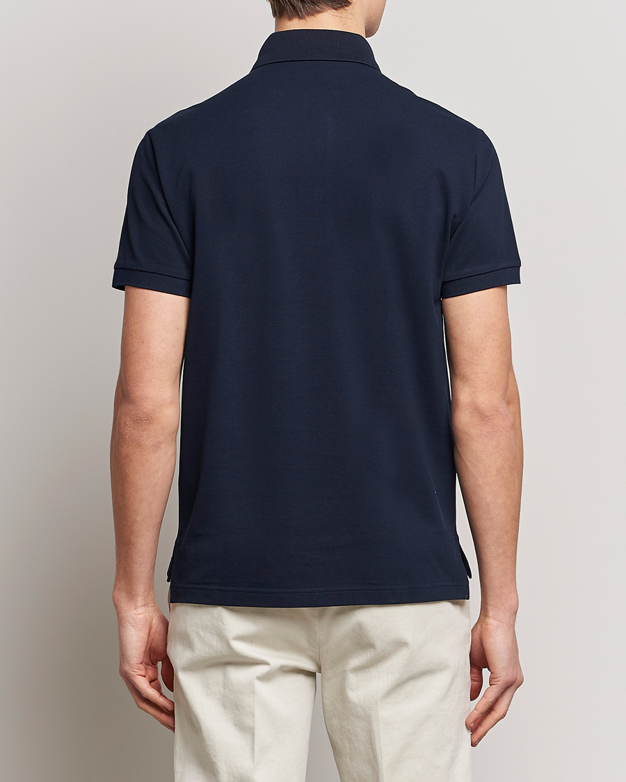 Uomini | Polo | Etro | Short Sleeve Contrast Paisley Polo Navy