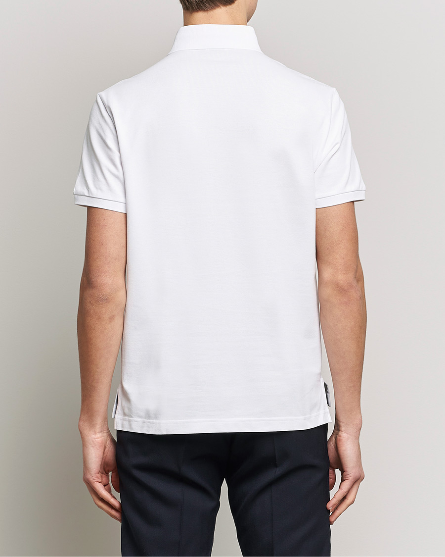 Uomini | Polo | Etro | Short Sleeve Contrast Paisley Polo White