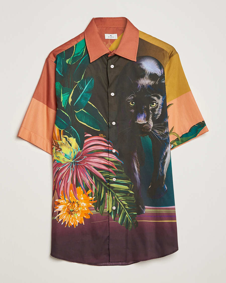 Uomini | Camicie | Etro | Printed Camp Collar Shirt Multicolor