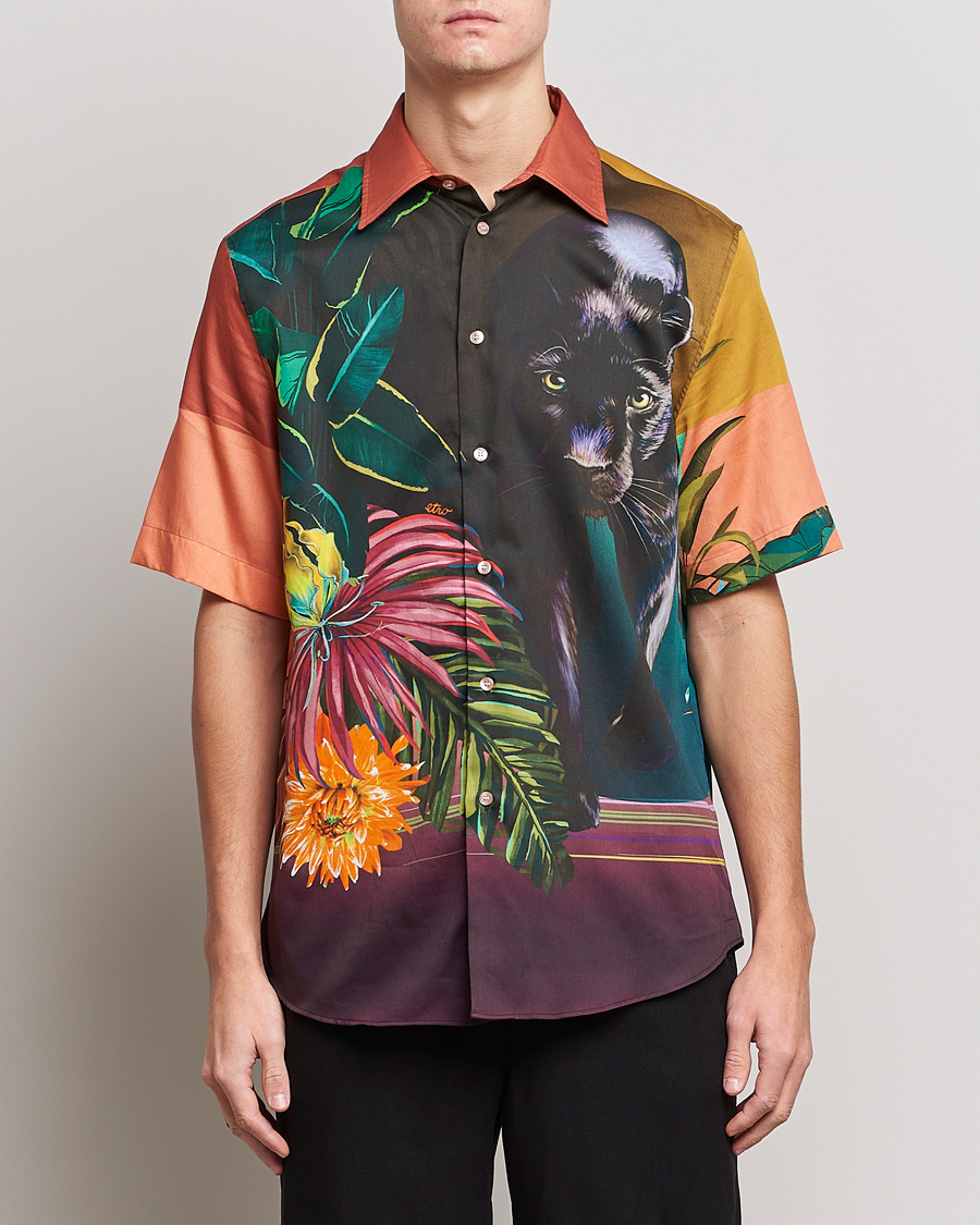 Uomini | Camicie | Etro | Printed Camp Collar Shirt Multicolor