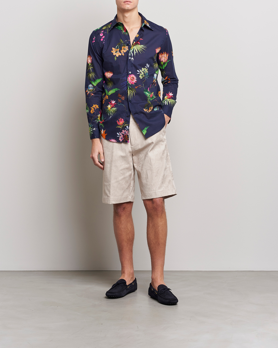 Uomini | Pantaloncini | Etro | Jacquard Weave Shorts Beige