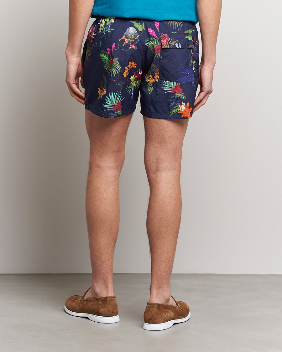 Uomini | Costumi da bagno | Etro | Floreale Printed Swim Trunks Navy