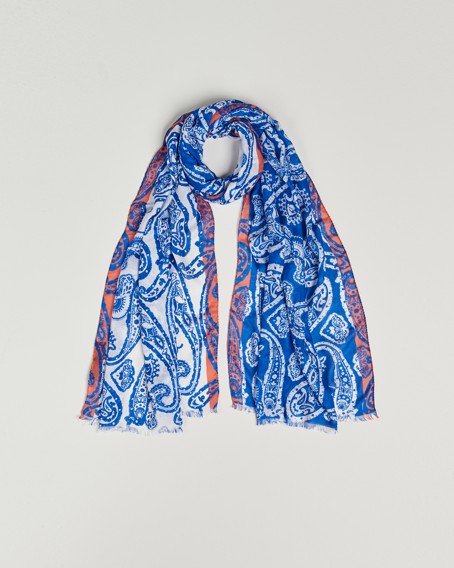 Uomini | Etro Shaal Nur Cashmere Blend Scarf Blue | Etro | Shaal Nur Cashmere Blend Scarf Blue