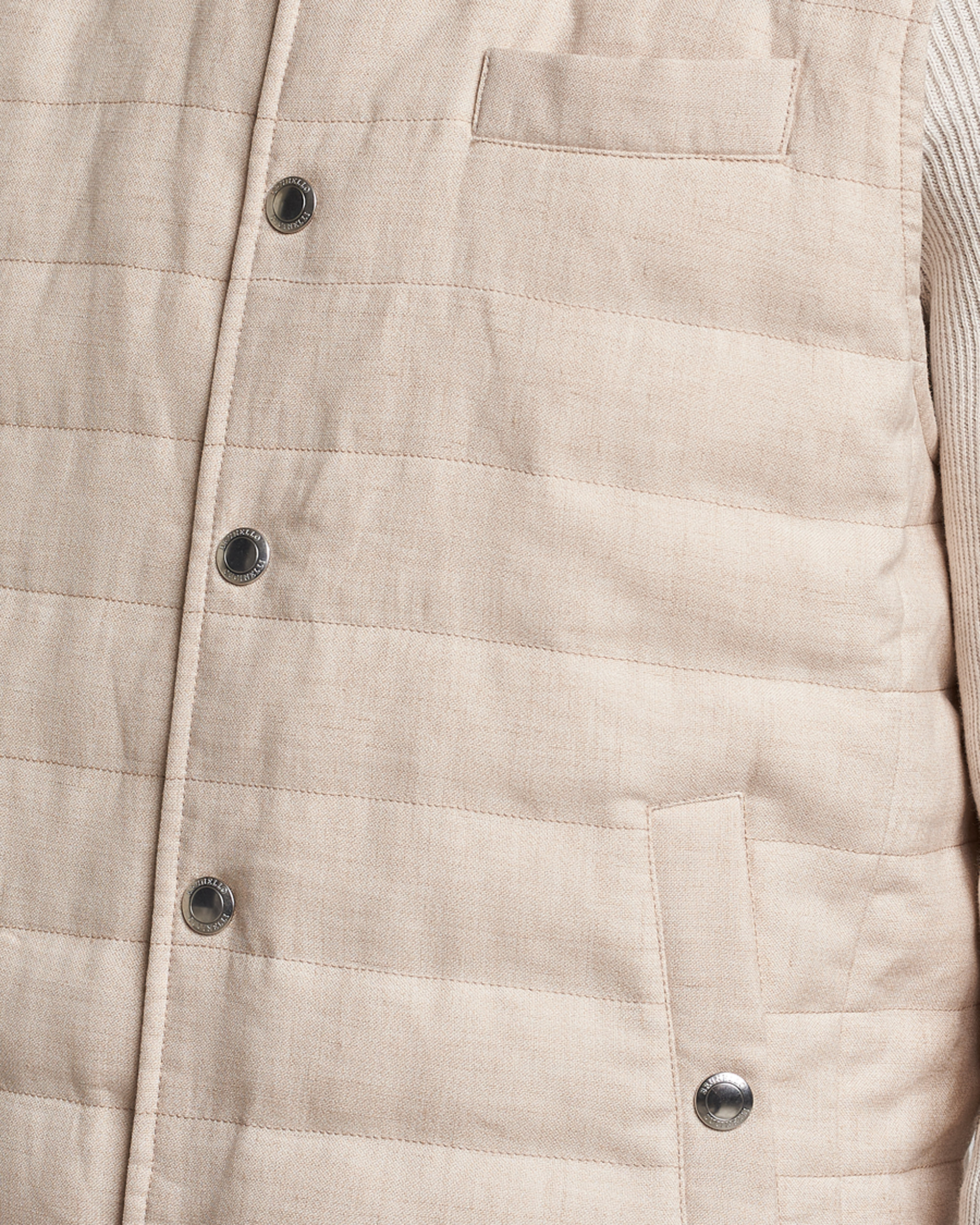 Uomini | Gilet | Brunello Cucinelli | Cotton/Linen Gilet Light Beige