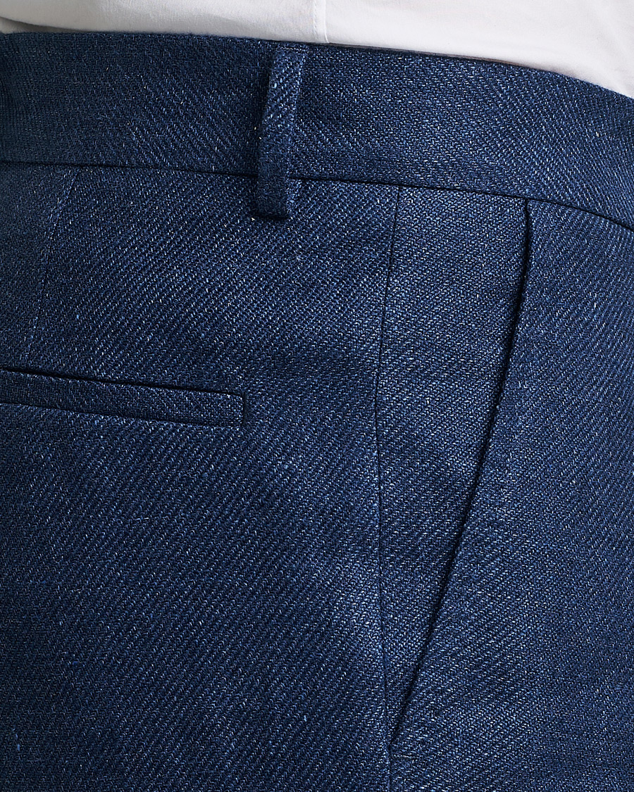 Uomini | Abiti | Brunello Cucinelli | Linen/Silk Suit Royal Blue