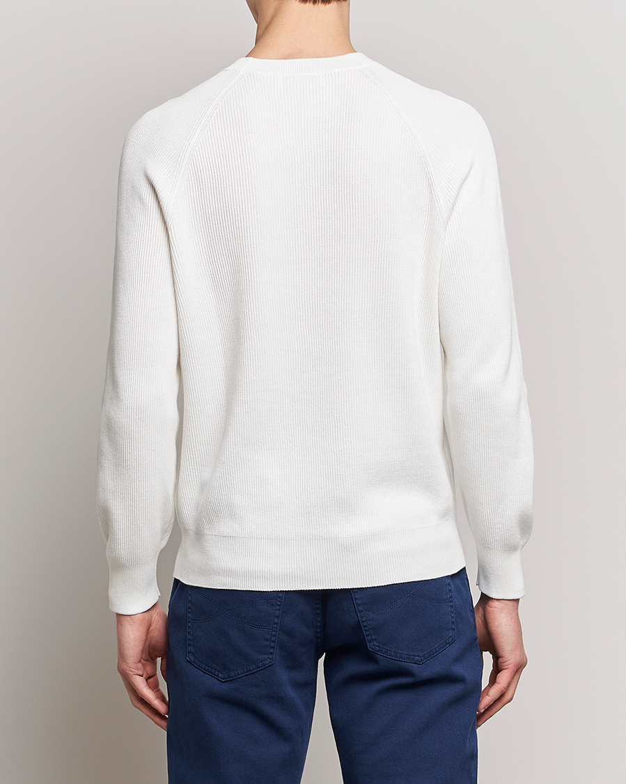 Uomini | Maglieria | Brunello Cucinelli | Rib Stitch Crew Neck Sweater Panama