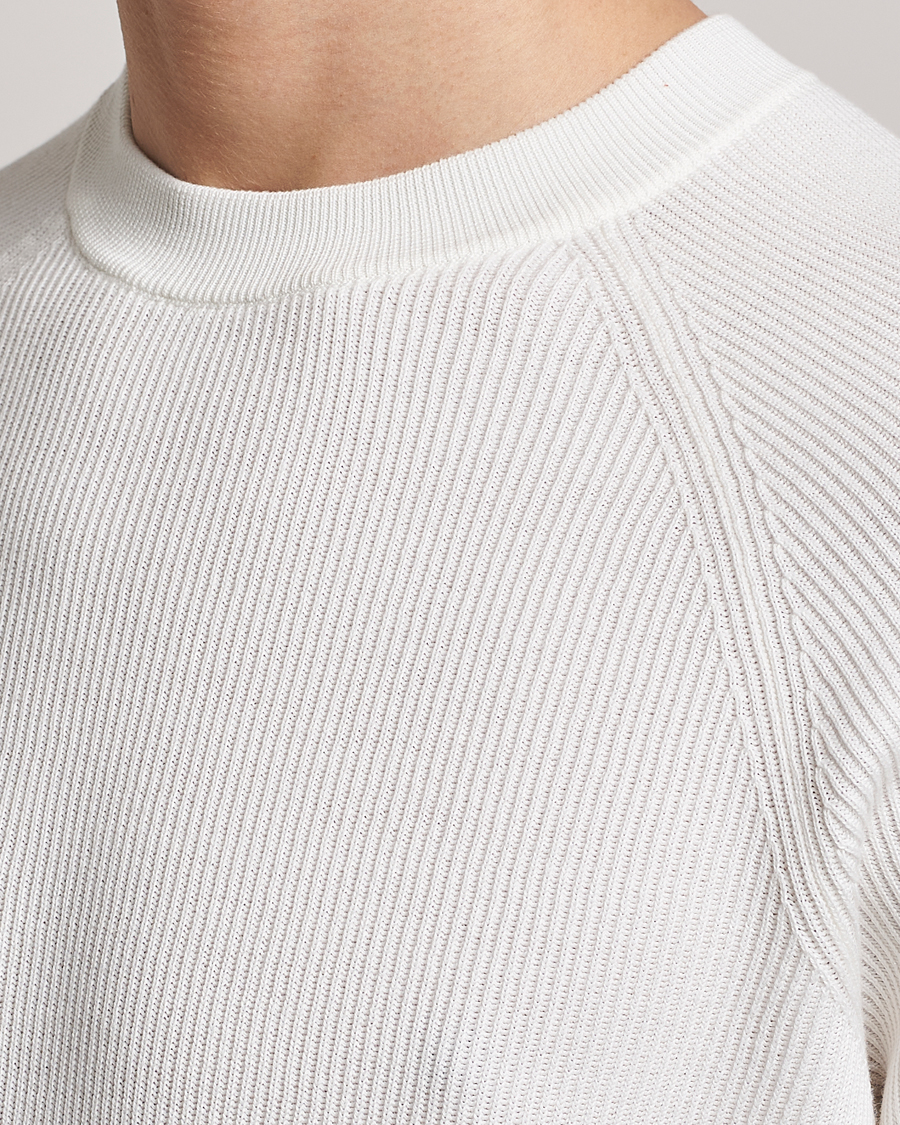 Uomini | Maglieria | Brunello Cucinelli | Rib Stitch Crew Neck Sweater Panama