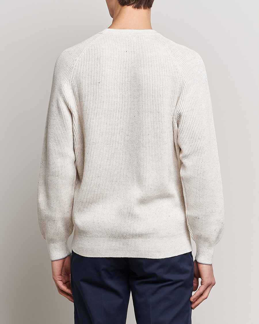 Uomini | Maglieria | Brunello Cucinelli | Chine Rib Sweater Light Beige