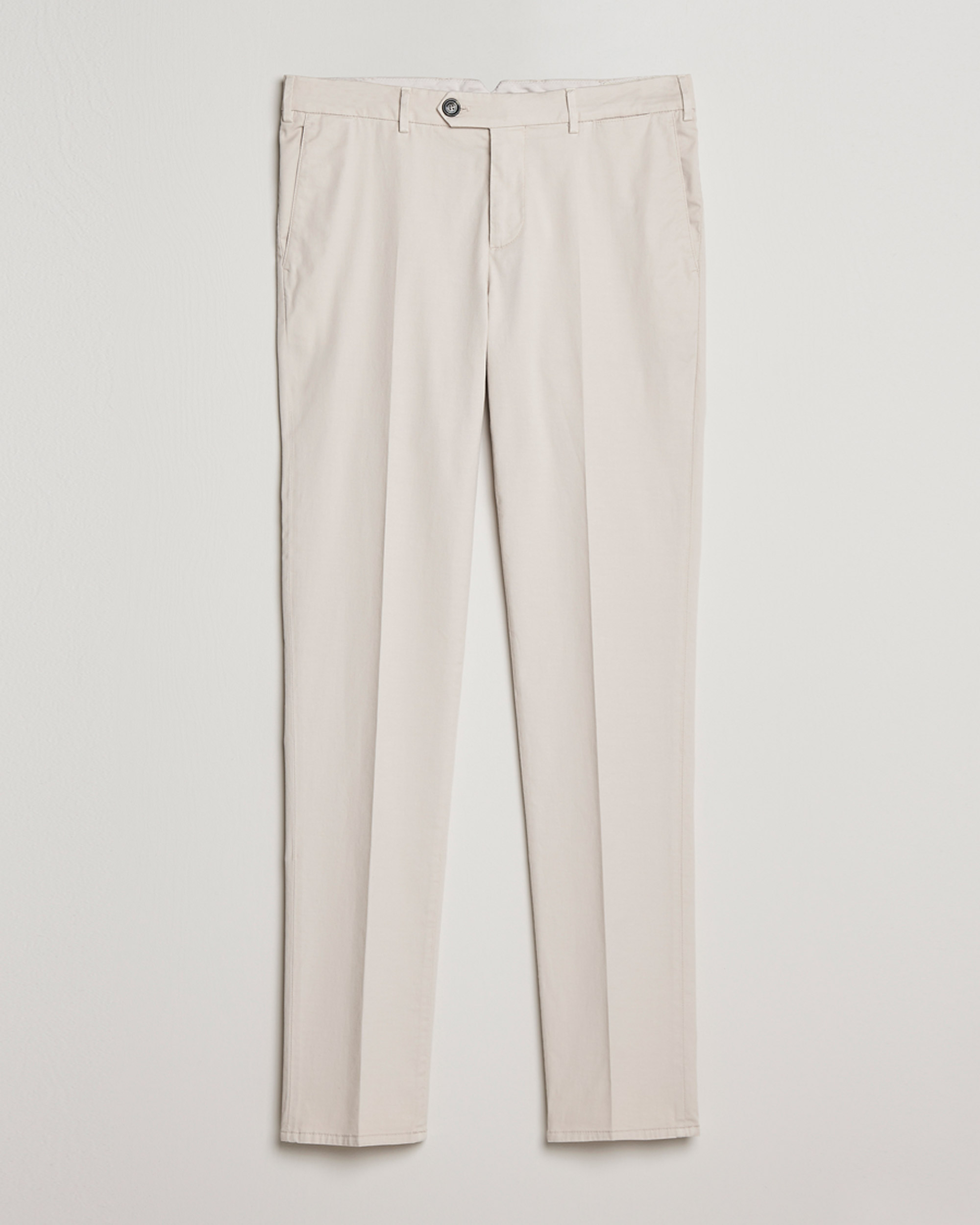 Uomini | Pantaloni | Brunello Cucinelli | Slim Fit Cotton Chinos Off White