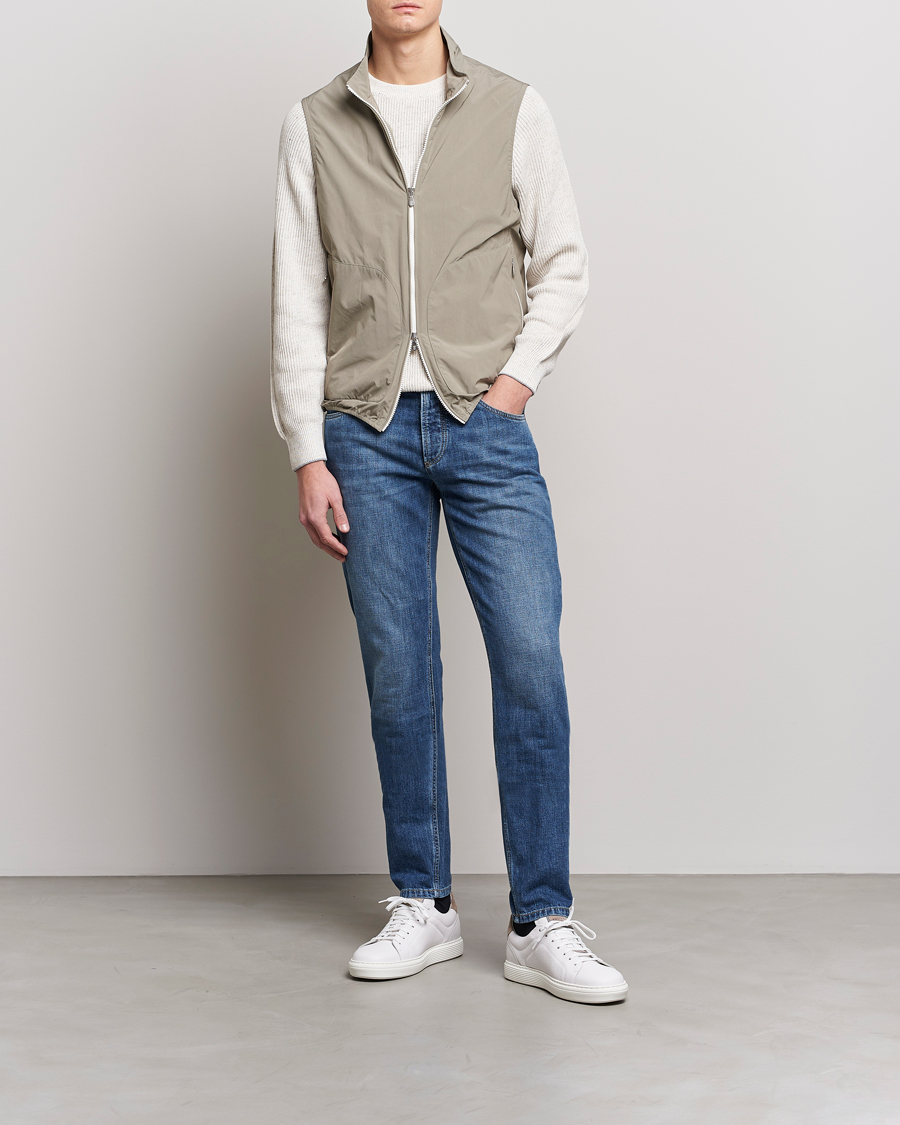 Uomini | Jeans | Brunello Cucinelli | Slim Fit Jeans Dark Wash