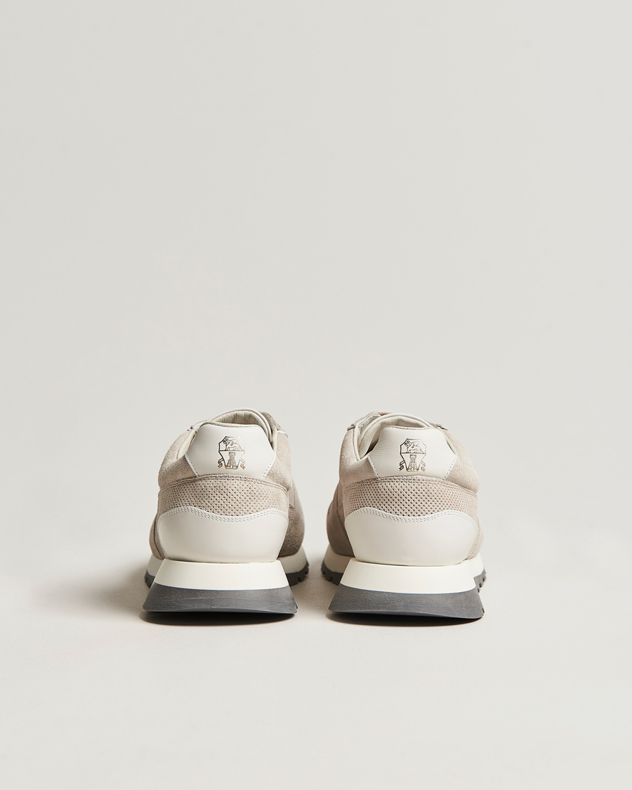 Uomini | Brunello Cucinelli Perforated Running Sneakers Sand | Brunello Cucinelli | Perforated Running Sneakers Sand