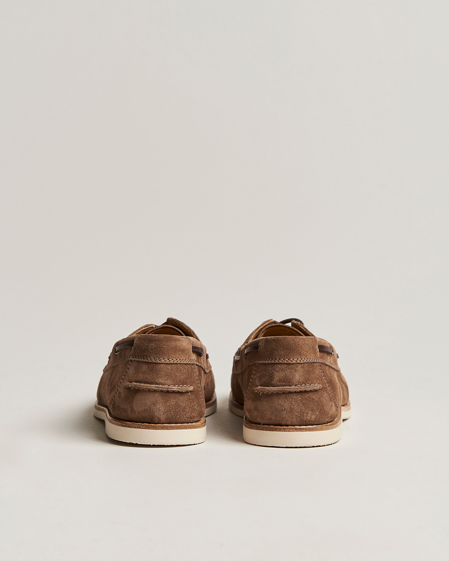 Uomini | Brunello Cucinelli Boat Shoe Brown Suede | Brunello Cucinelli | Boat Shoe Brown Suede