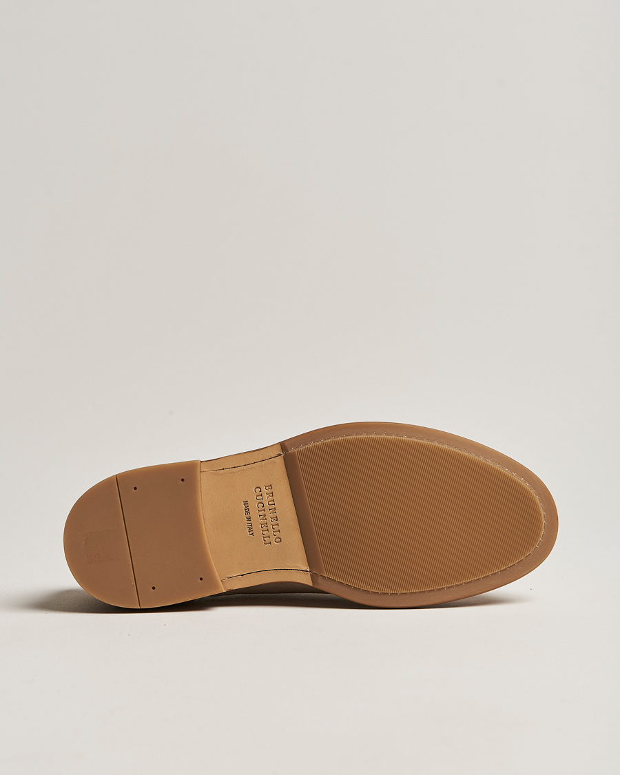 Uomini | Brunello Cucinelli Cap Toe Oxford Desert Suede | Brunello Cucinelli | Cap Toe Oxford Desert Suede