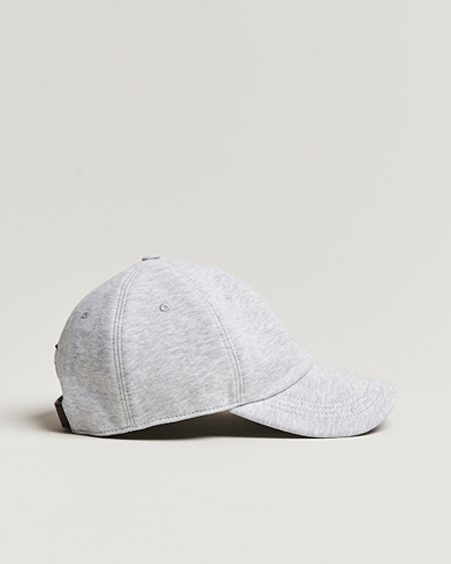 Uomini | Brunello Cucinelli Peach Baseball Cap Light Grey | Brunello Cucinelli | Peach Baseball Cap Light Grey