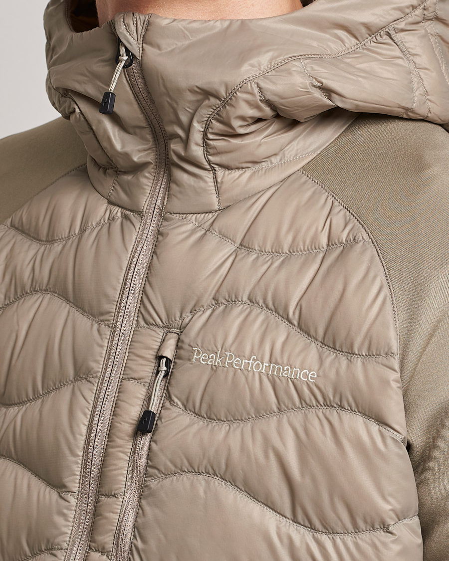 Uomini | Giacche | Peak Performance | Helium Hooded Hybrid Avid Beige