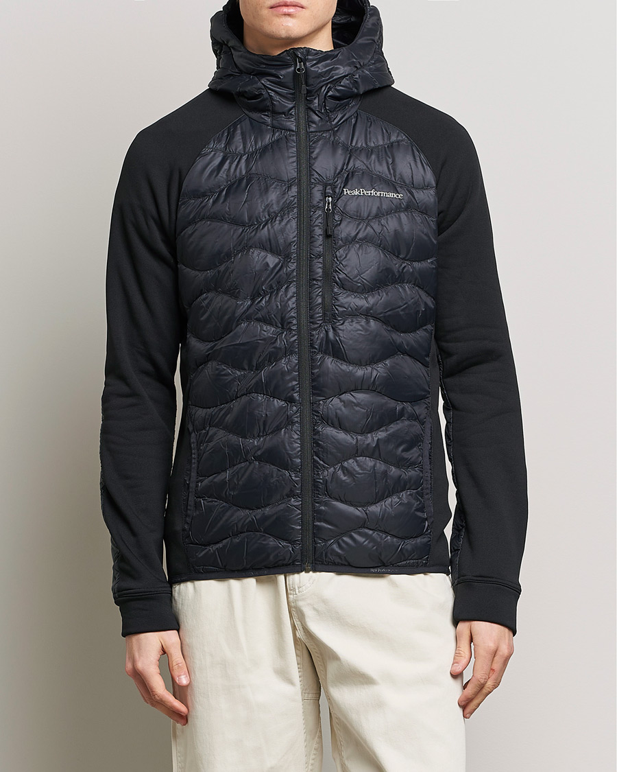 Uomini | Giacche | Peak Performance | Helium Hooded Hybrid Black