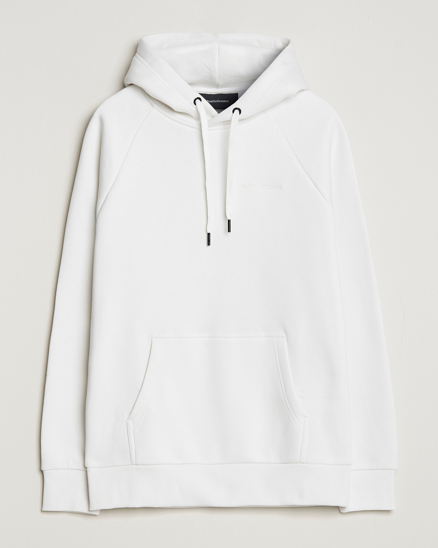 Uomini | Maglieria | Peak Performance | Original Logo Hoodie Off White