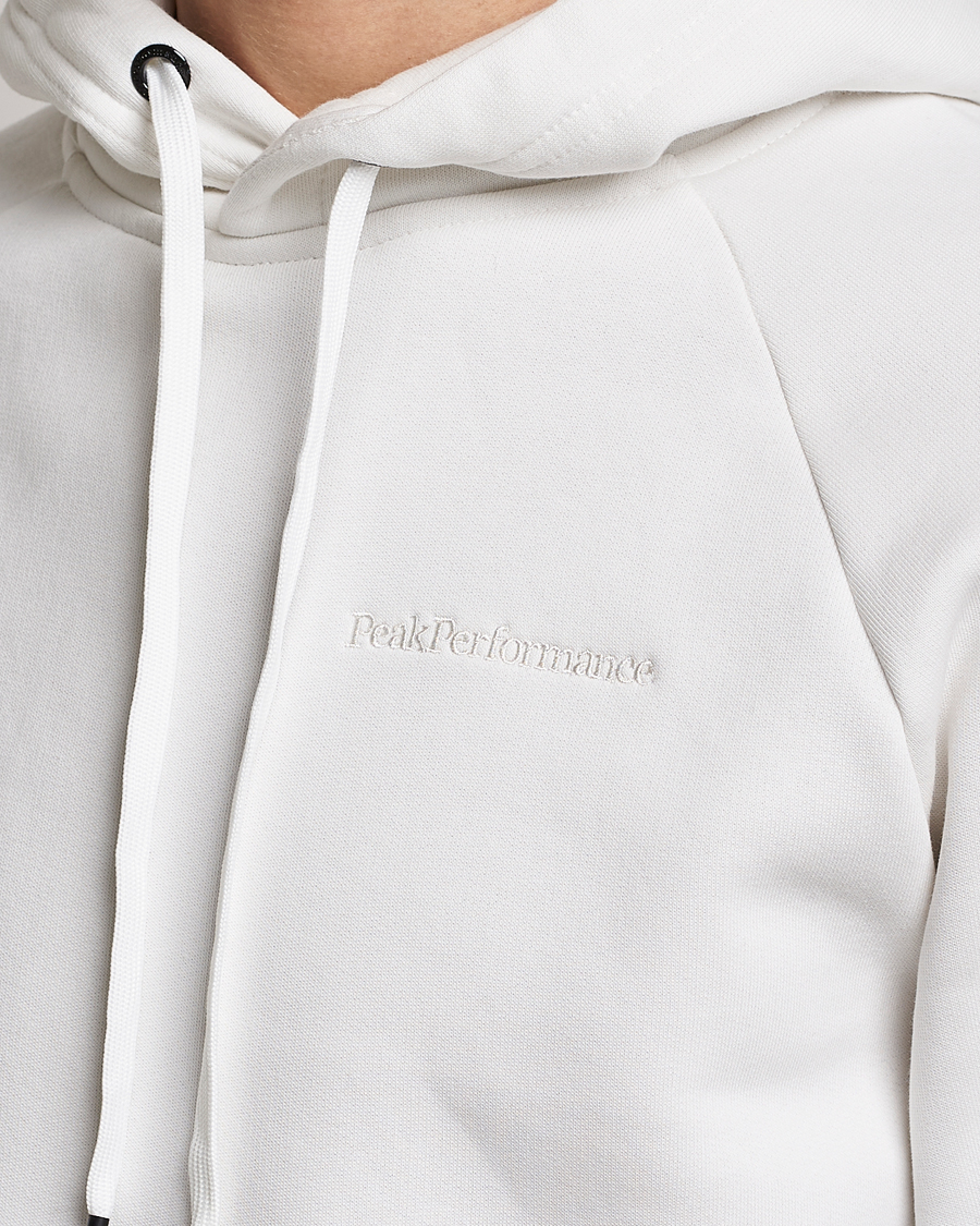 Uomini | Maglieria | Peak Performance | Original Logo Hoodie Off White