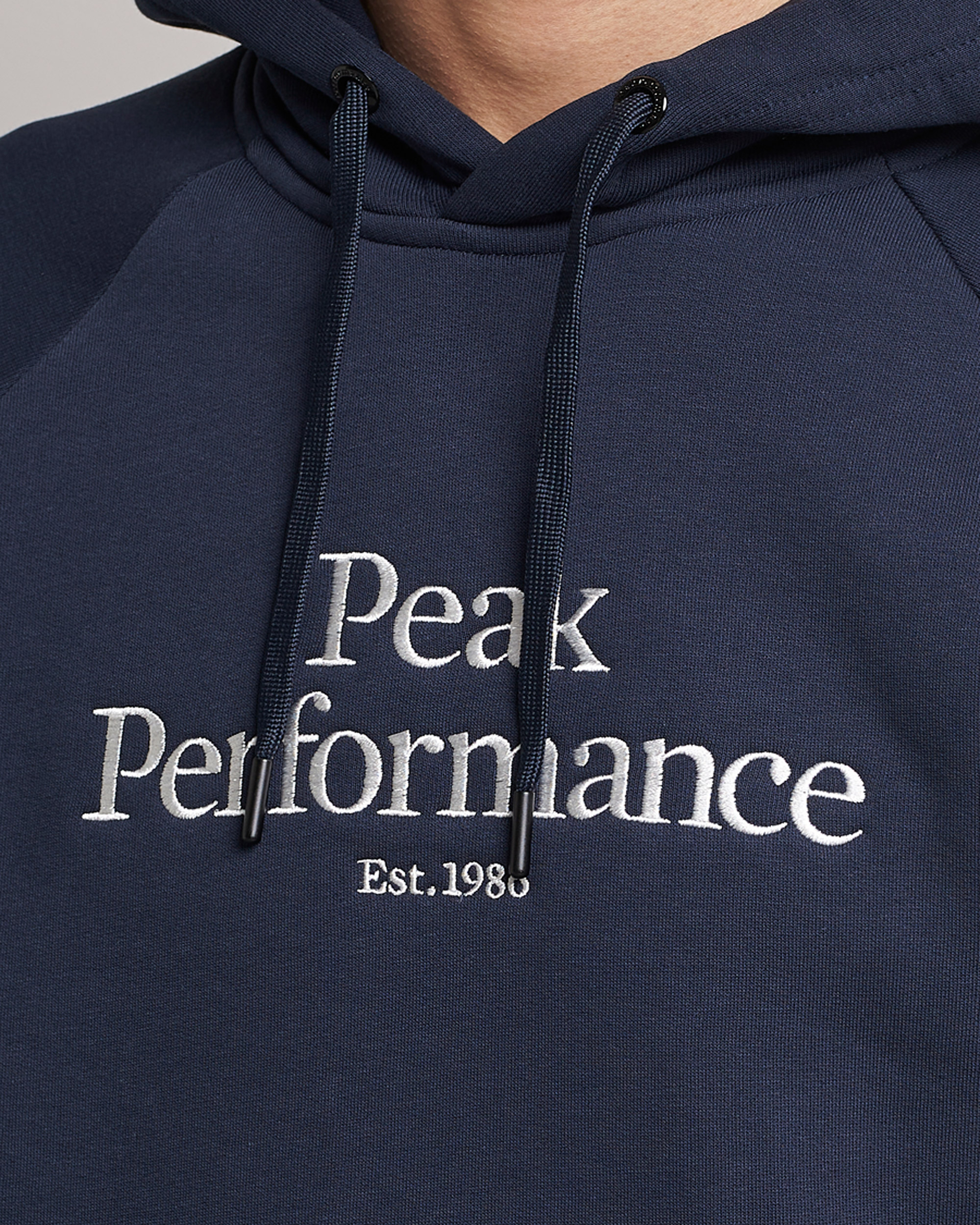 Uomini | Maglieria | Peak Performance | Original Logo Hoodie Blue Shadow