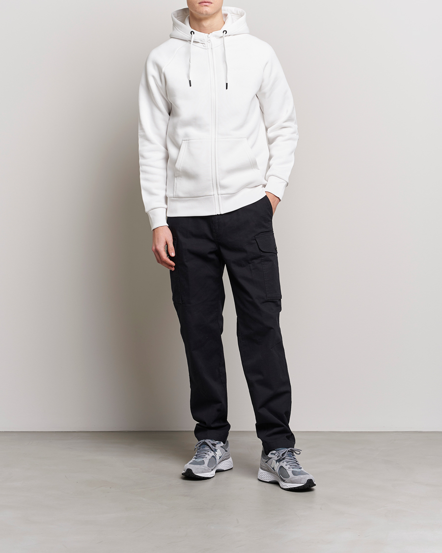 Uomini | Maglieria | Peak Performance | Original Small Logo Full Zip Off White