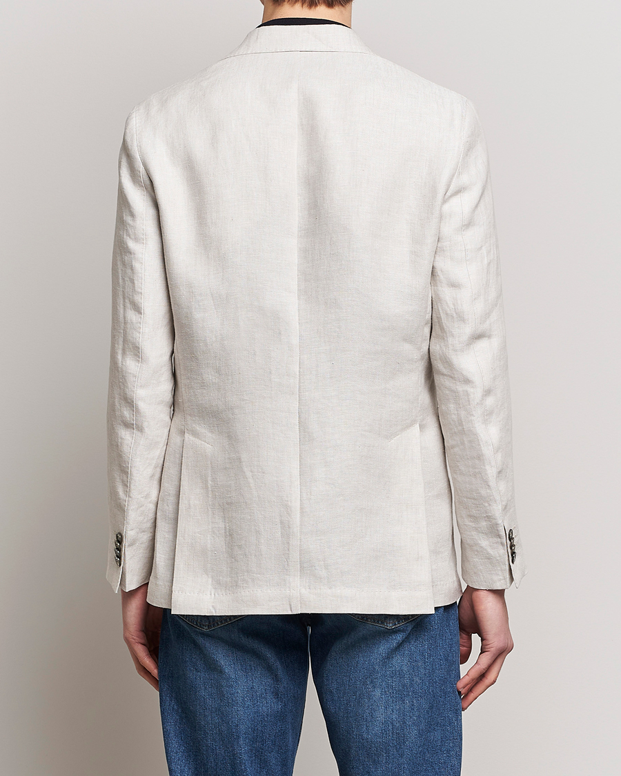 Uomini | Blazers | Oscar Jacobson | Ferry Soft Linen Blazer Off White
