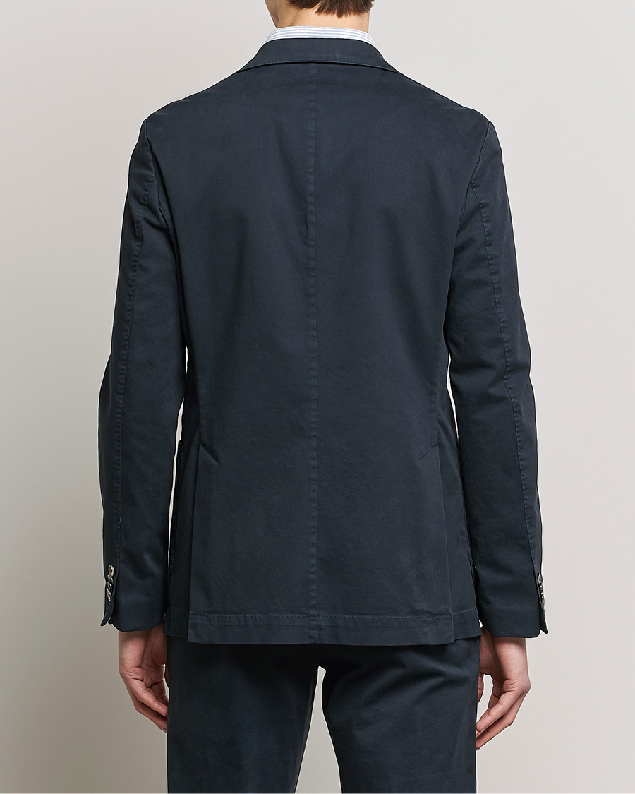 Uomini | Blazers | Oscar Jacobson | Egel Cotton Blazer Navy