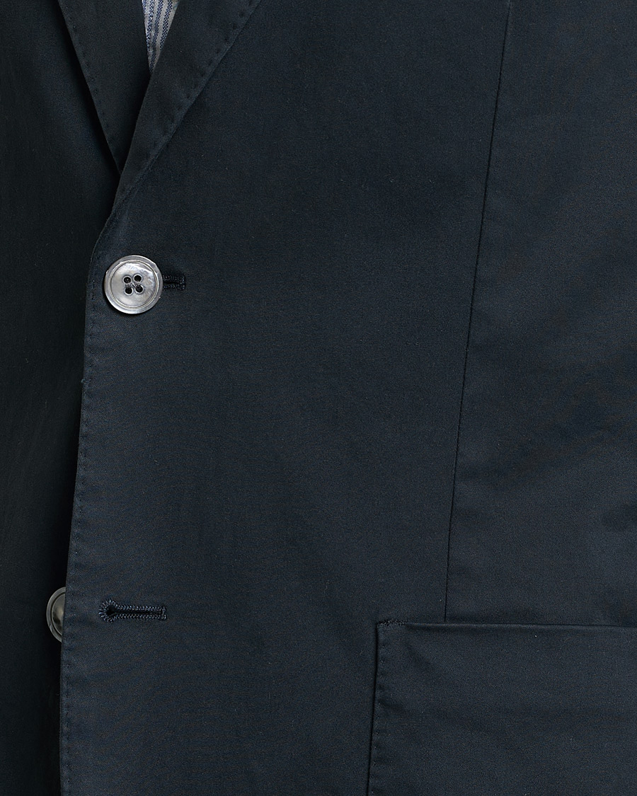 Uomini | Blazers | Oscar Jacobson | Egel Cotton Blazer Navy