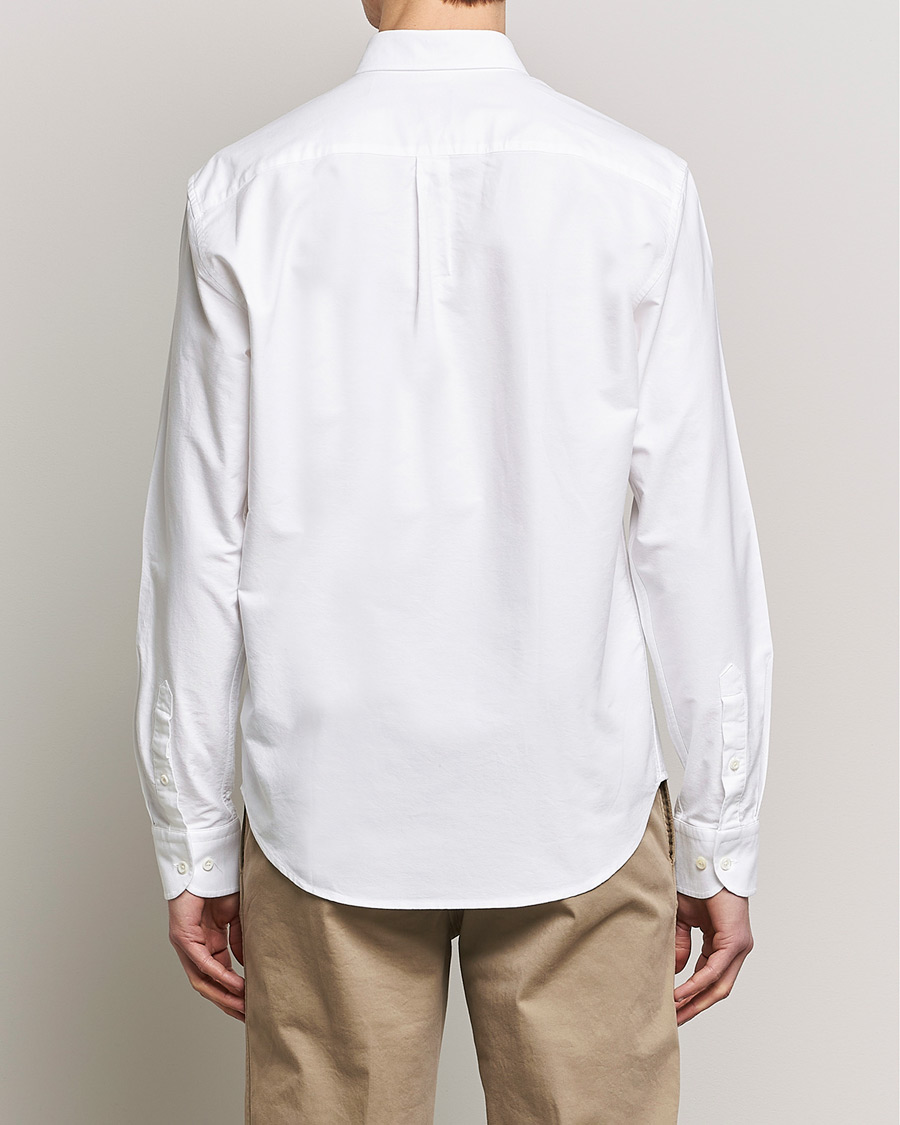 Uomini | Camicie | Oscar Jacobson | Regular Fit Button Down Oxford Shirt White