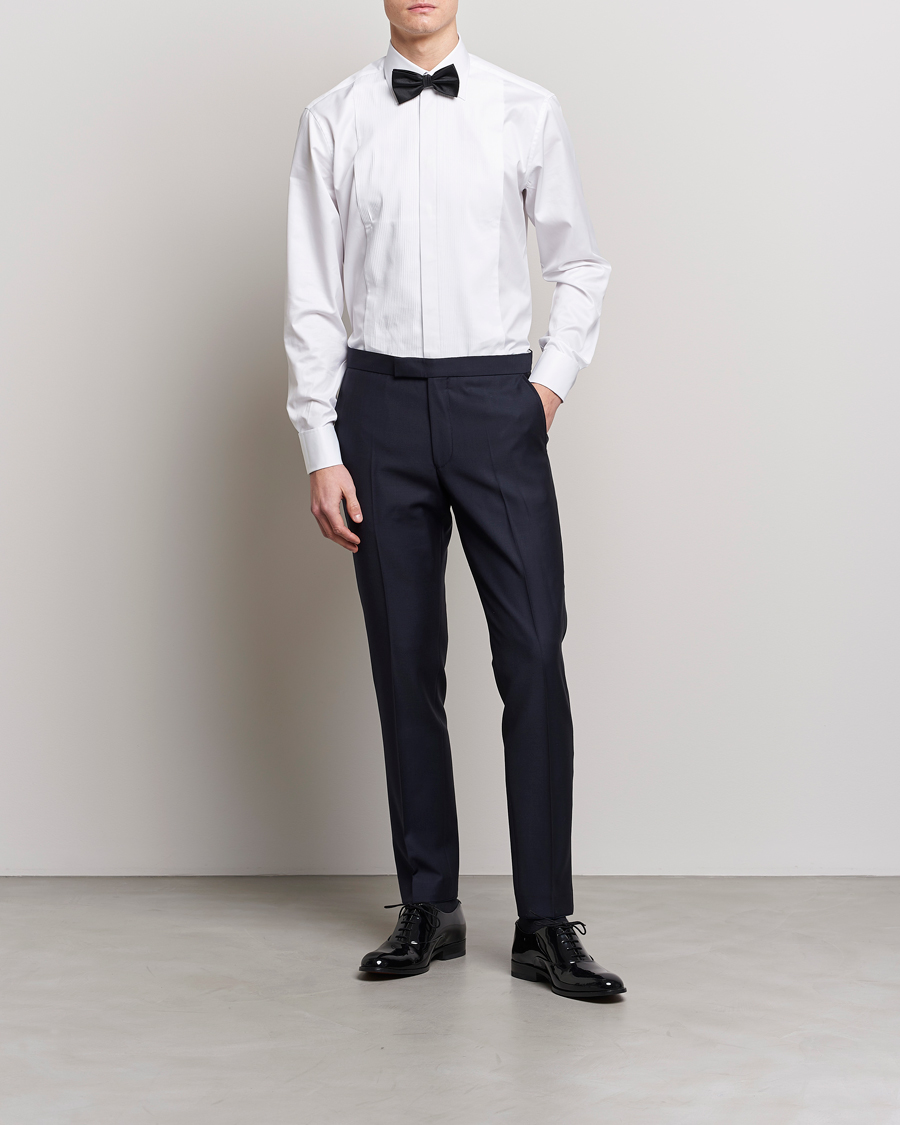 Uomini | Pantaloni | Oscar Jacobson | Denz Tuxedo Trousers Navy