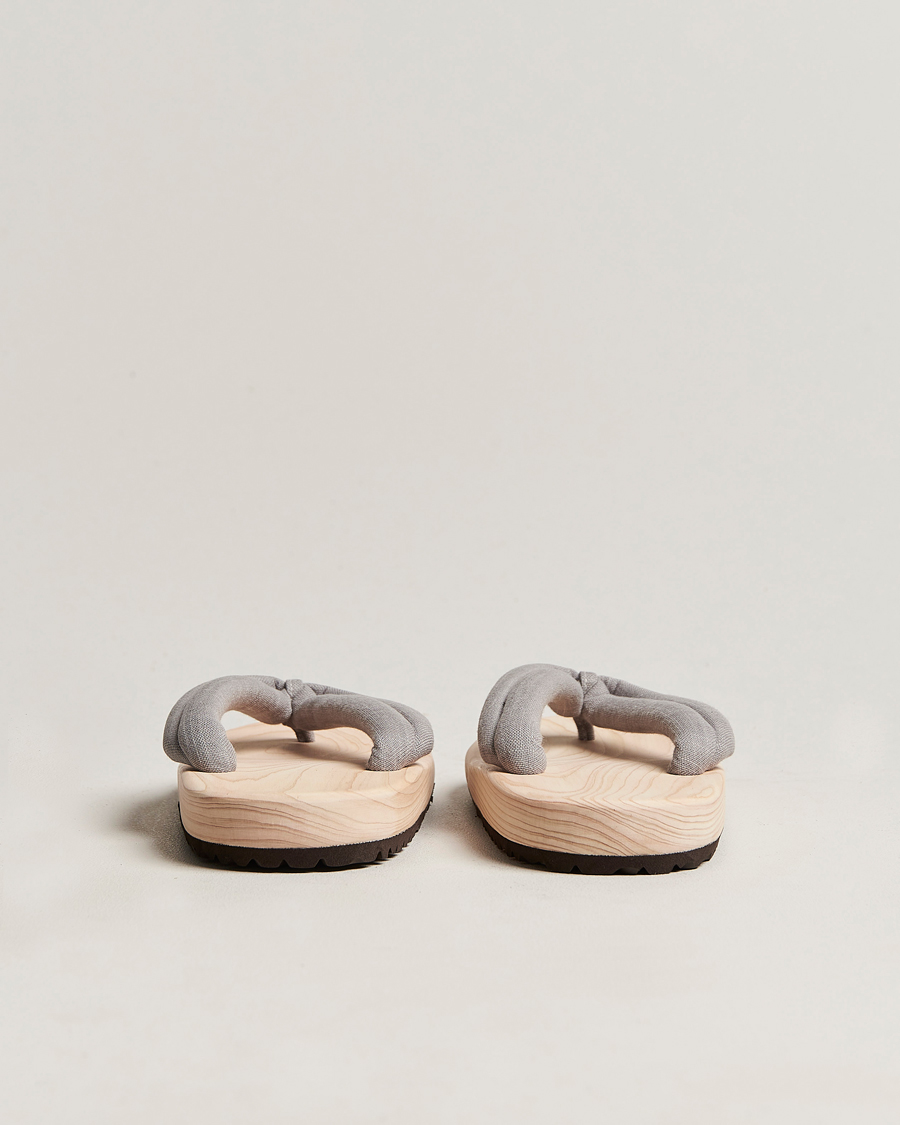 Uomini | Beams Japan Wooden Geta Sandals Light Grey | Beams Japan | Wooden Geta Sandals Light Grey